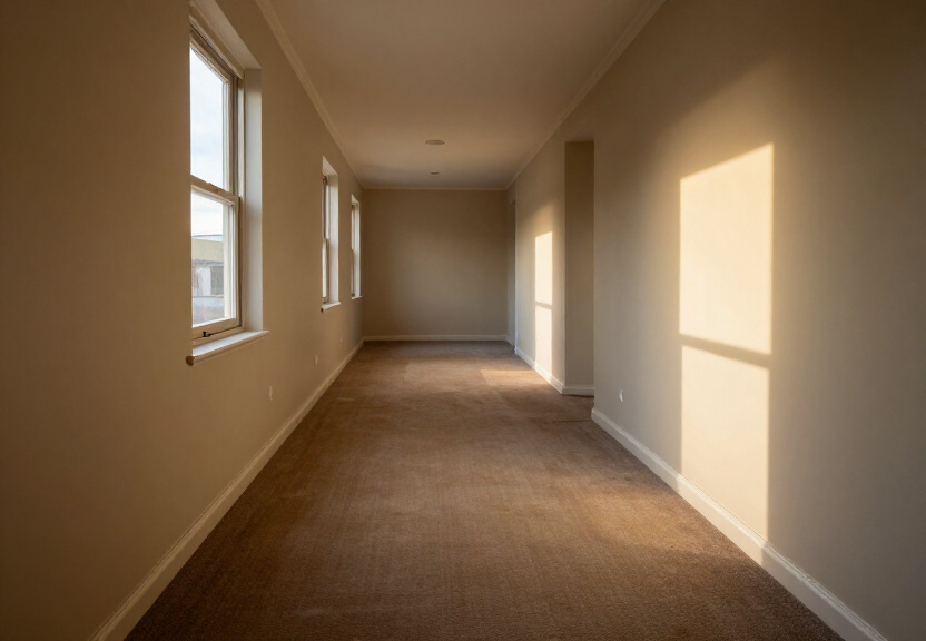 Restored living room in Cherrybrook home after flood restoration